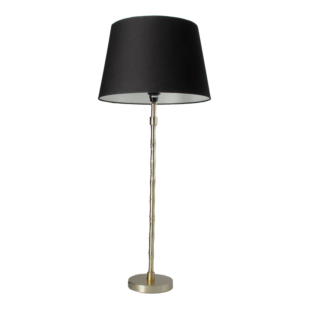 bamboo lamp with metal base