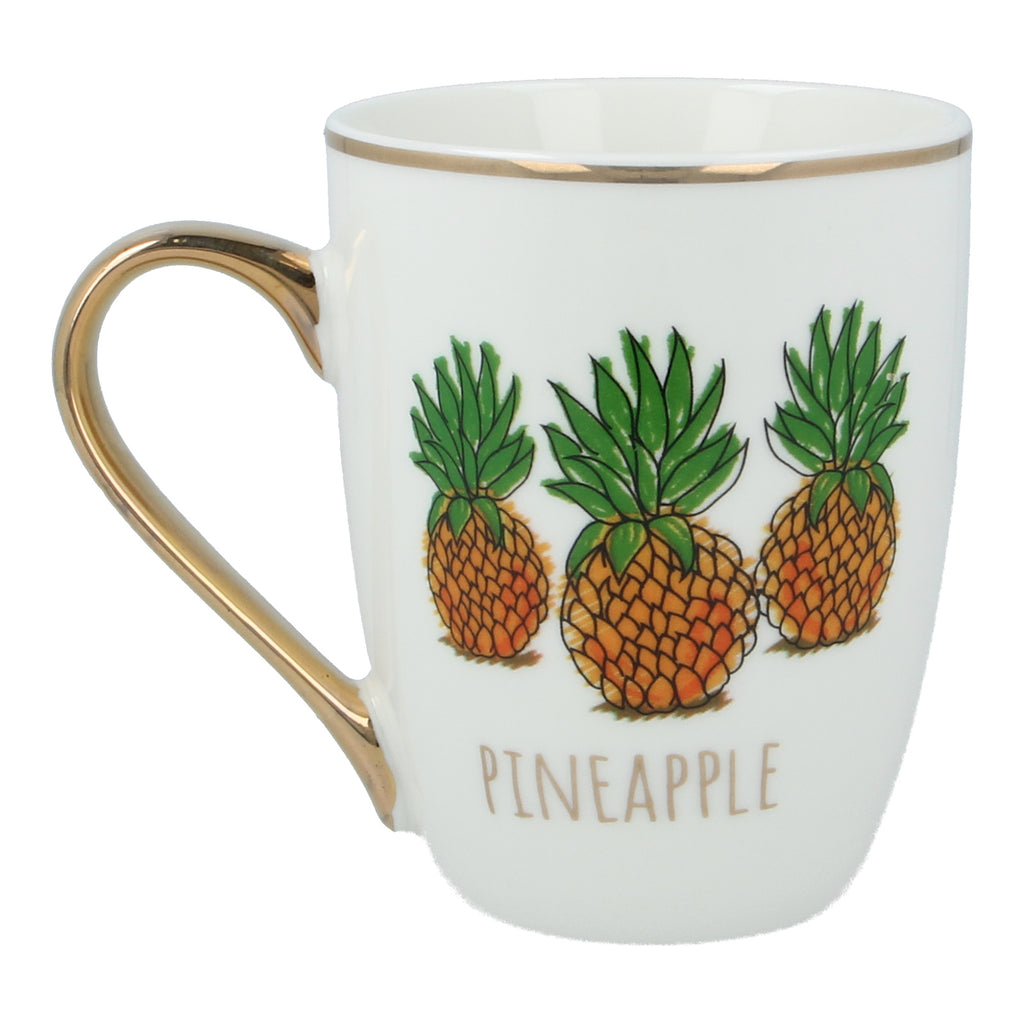 three pineapple mug