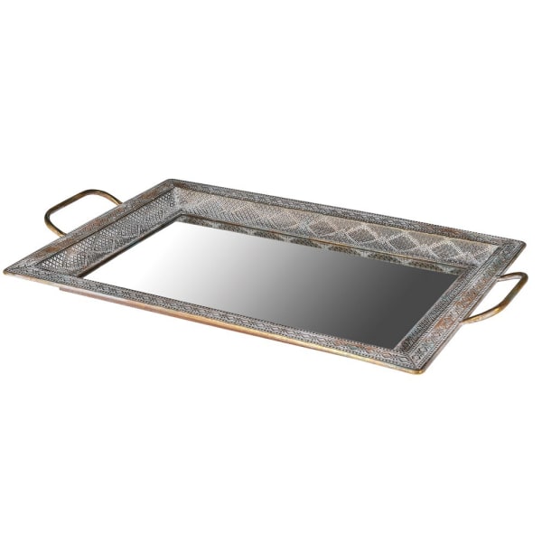 mirrored tray