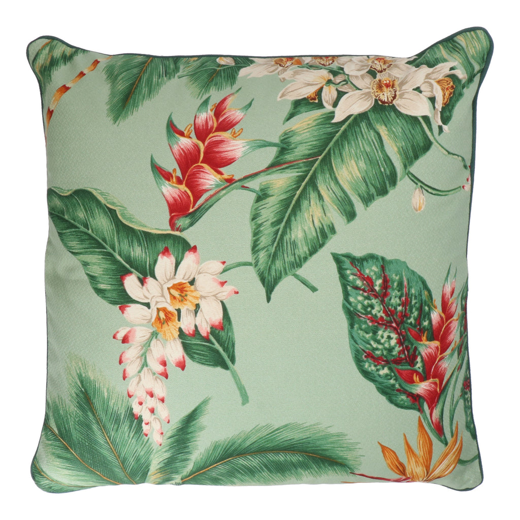 tropical palm cushion