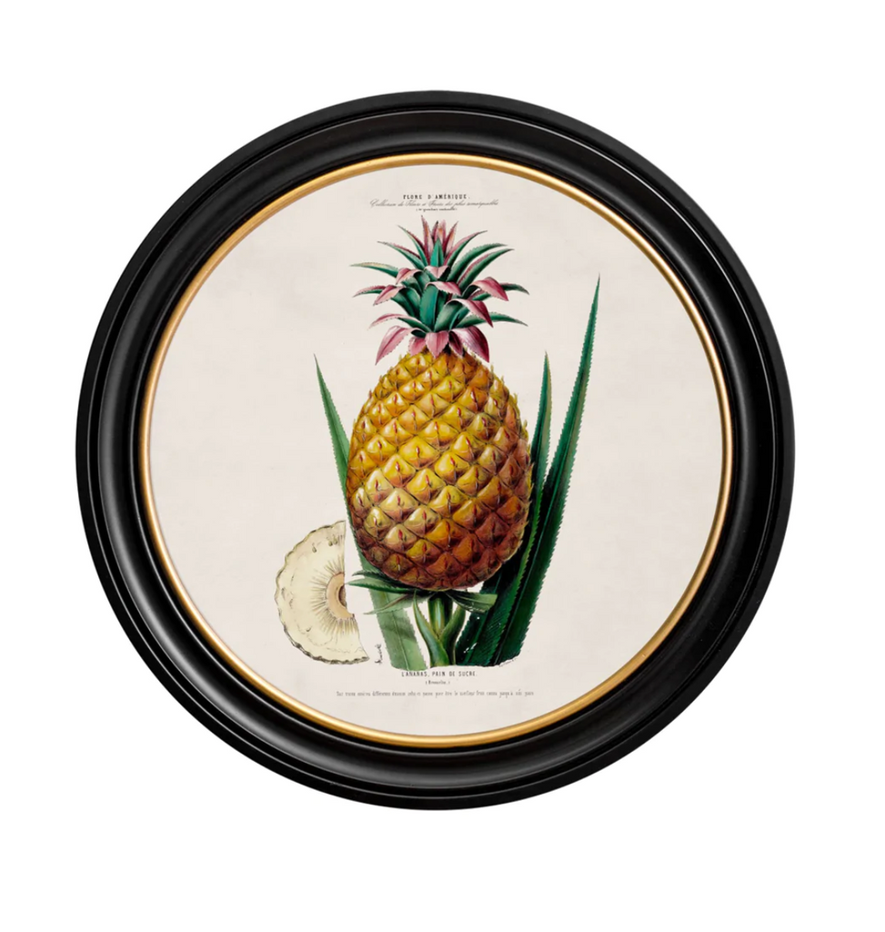 framed pineapple