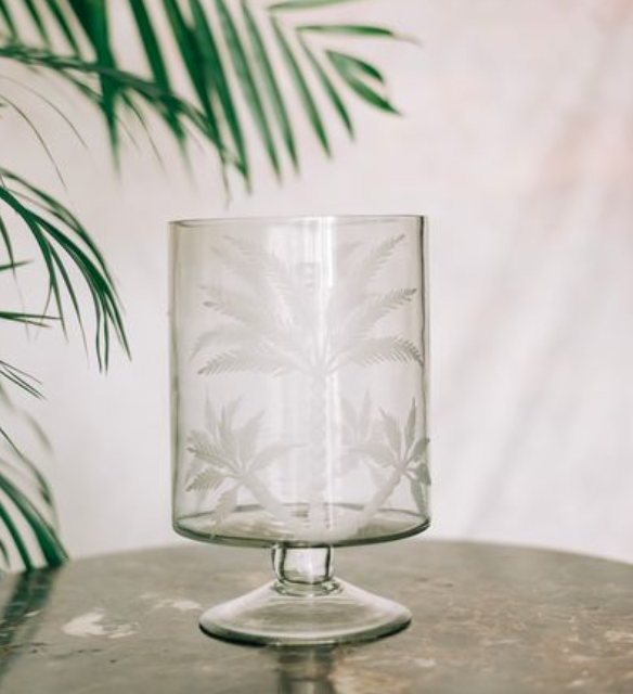 palm tree vase